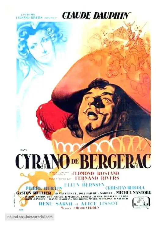 Cyrano de Bergerac - French Movie Poster