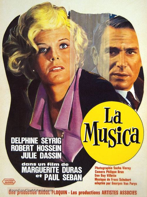 La musica - French Movie Poster