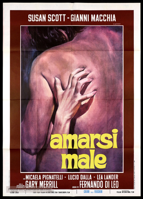 Amarsi male - Italian Movie Poster