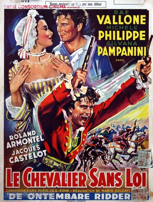 Le avventure di Mandrin - Belgian Movie Poster