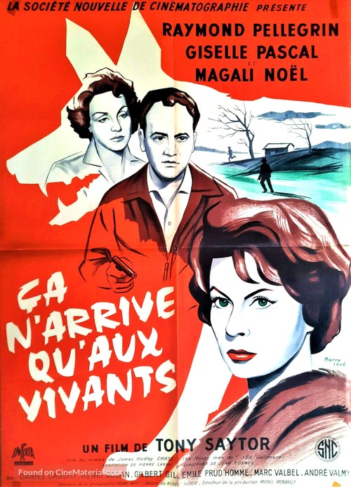&Ccedil;a n&#039;arrive qu&#039;aux vivants - French Movie Poster