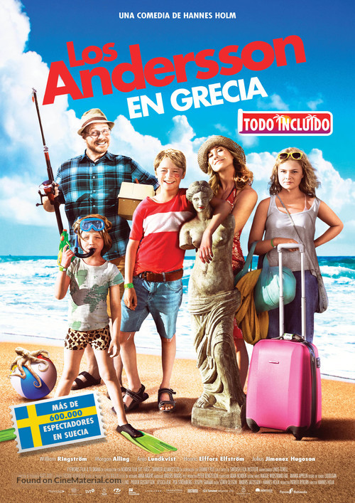 Sune i Grekland - All Inclusive - Spanish Movie Poster