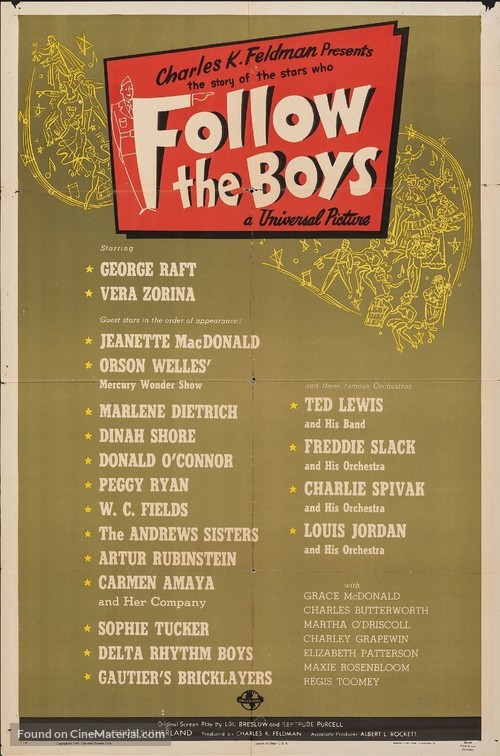 Follow the Boys - Movie Poster