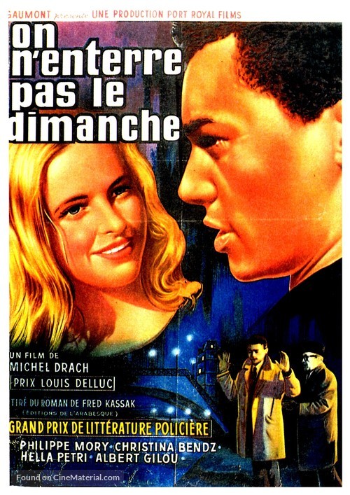 On n&#039;enterre pas le dimanche - Belgian Movie Poster