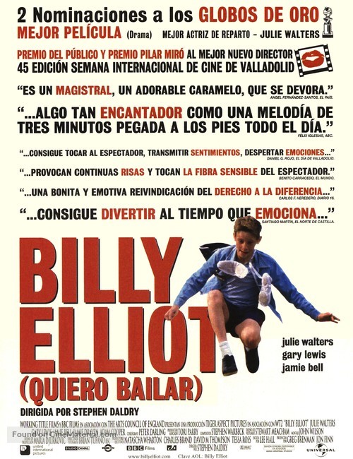 Billy Elliot - Spanish Movie Poster