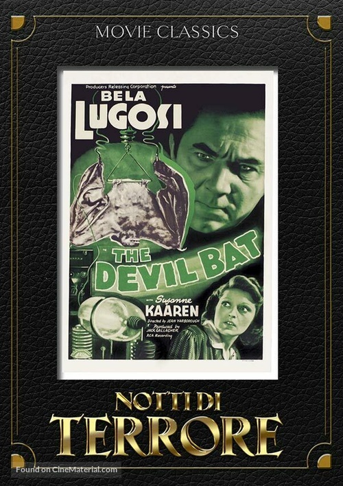 The Devil Bat - Italian DVD movie cover