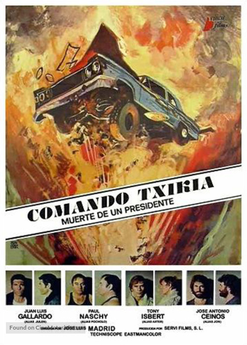 Comando Txikia: Muerte de un presidente - Spanish Movie Poster