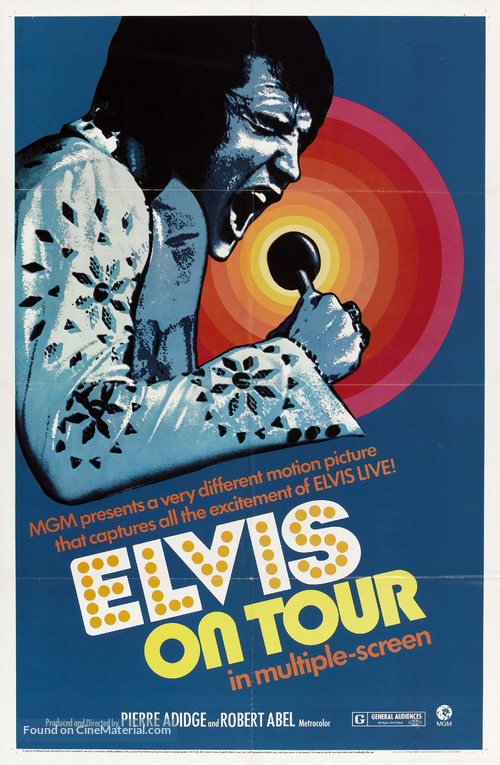 Elvis On Tour - Movie Poster