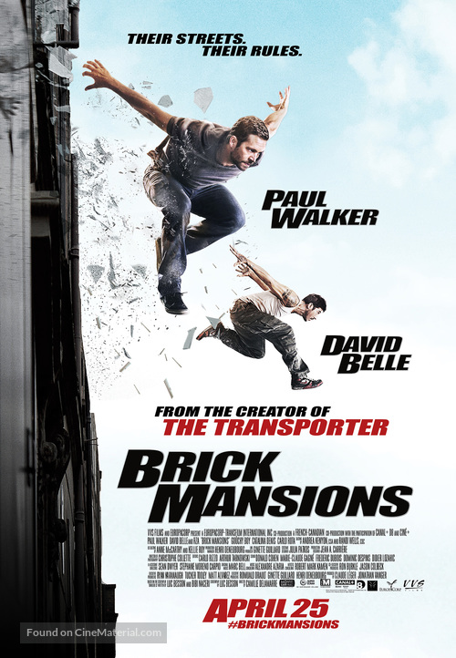 Brick Mansions - Canadian Movie Poster