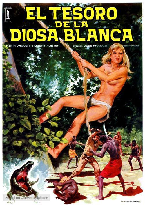 El tesoro de la diosa blanca - Spanish Movie Poster