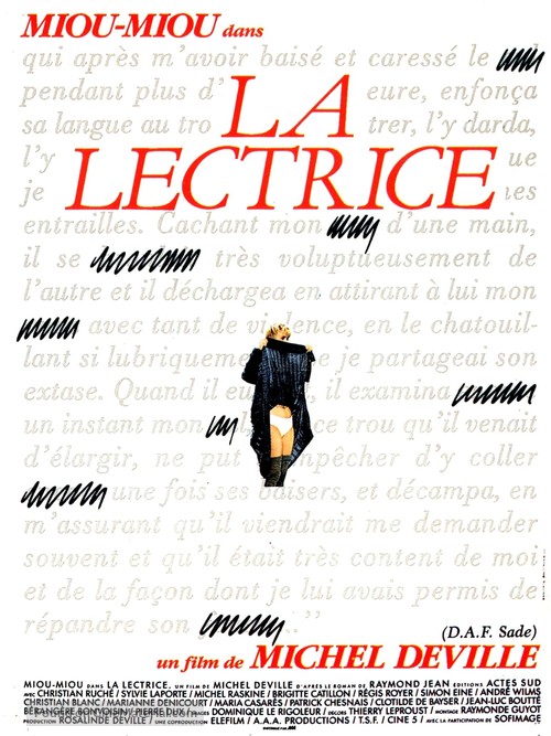 La lectrice - French Movie Poster