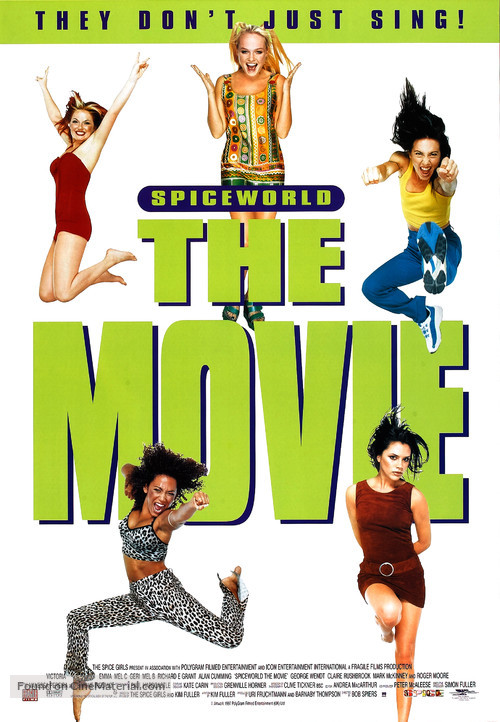 Spice World - British Movie Poster