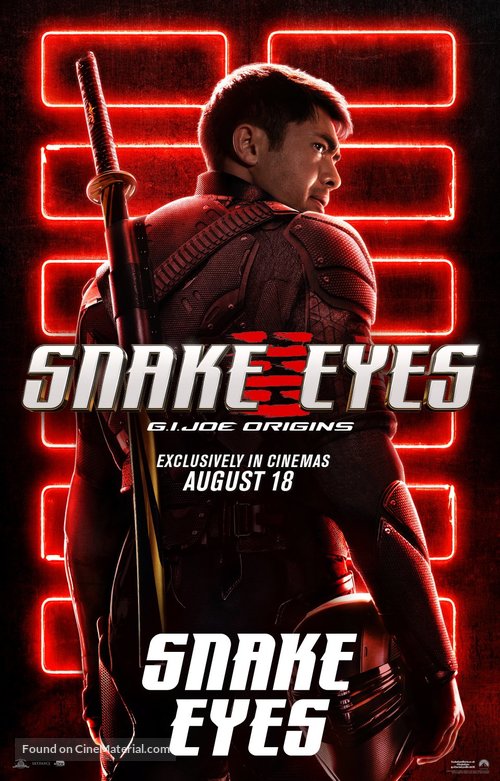 Snake Eyes: G.I. Joe Origins - British Movie Poster