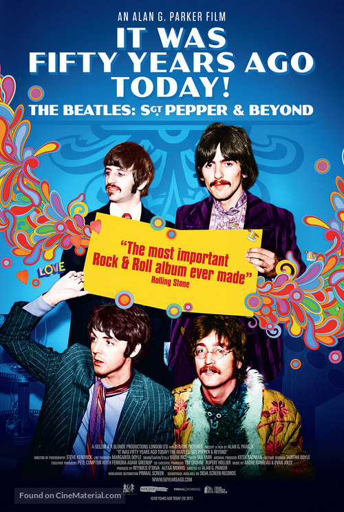 It Was Fifty Years Ago Today... Sgt Pepper and Beyond - British Movie Poster