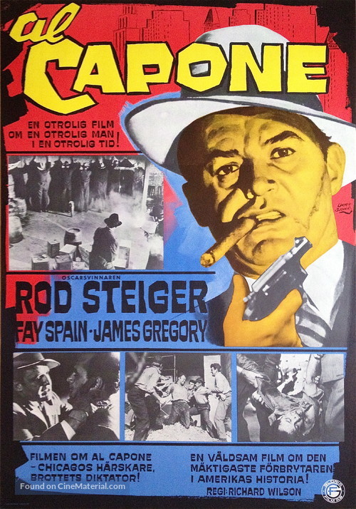 Al Capone - Swedish Movie Poster