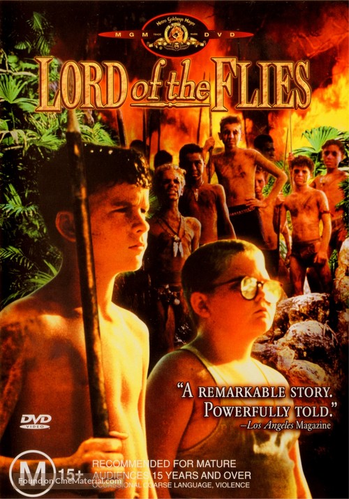 Lord of the Flies - Australian DVD movie cover