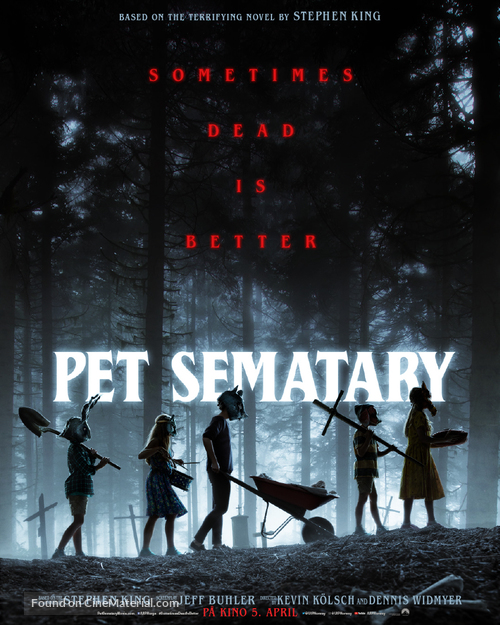 Pet Sematary - Norwegian Movie Poster