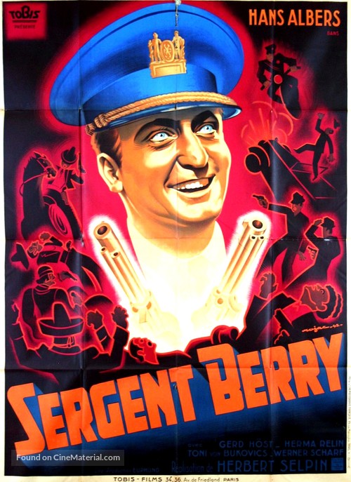 Sergeant Berry - French Movie Poster