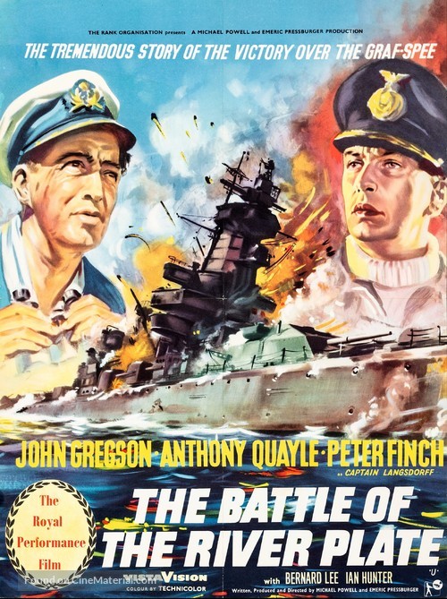 The Battle of the River Plate - British Movie Poster