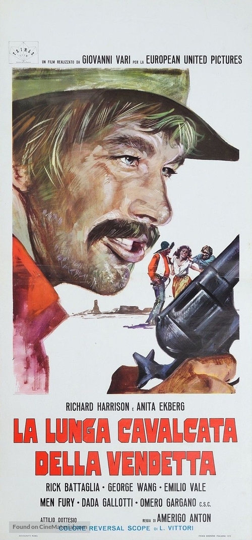 La lunga cavalcata della vendetta - Italian Movie Poster