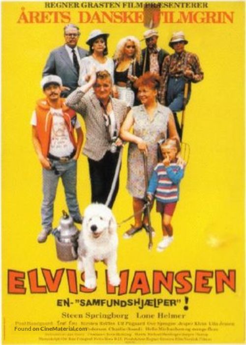 Elvis Hansen, en samfundshj&aelig;lper - Danish Movie Poster