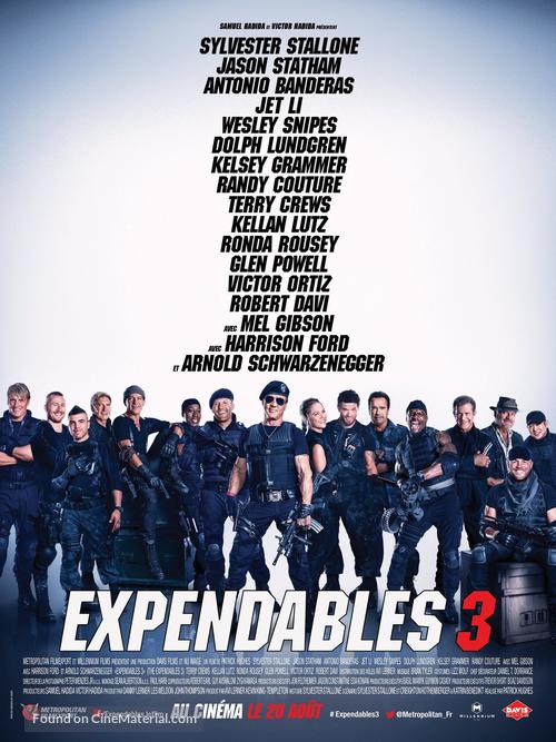 The Expendables 3 - French Movie Poster