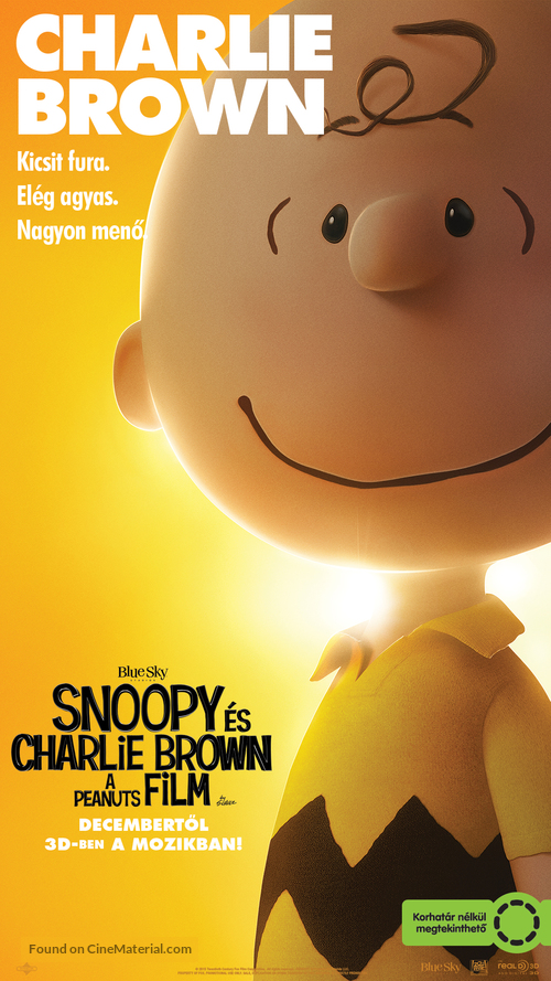 The Peanuts Movie - Hungarian Movie Poster