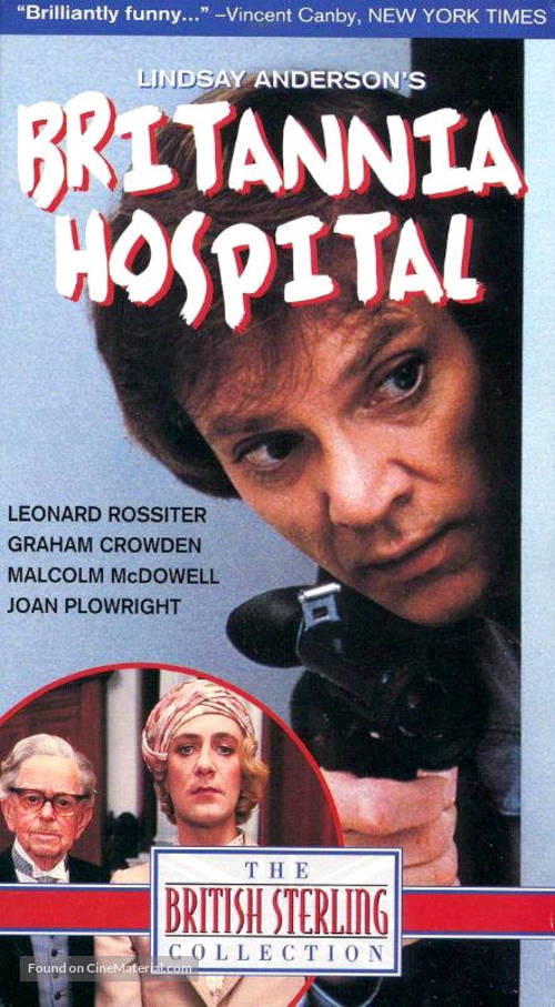 Britannia Hospital - British VHS movie cover