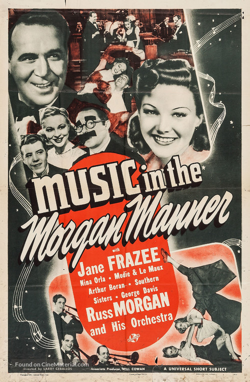 Music in the Morgan Manner - Movie Poster