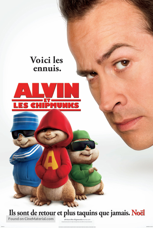 Alvin and the Chipmunks - French Movie Poster