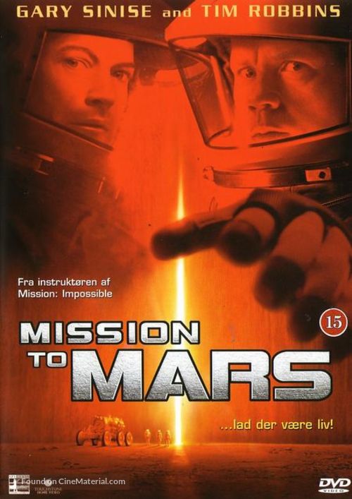 Mission To Mars - Danish DVD movie cover