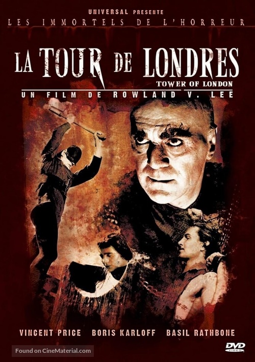 Tower of London - French DVD movie cover