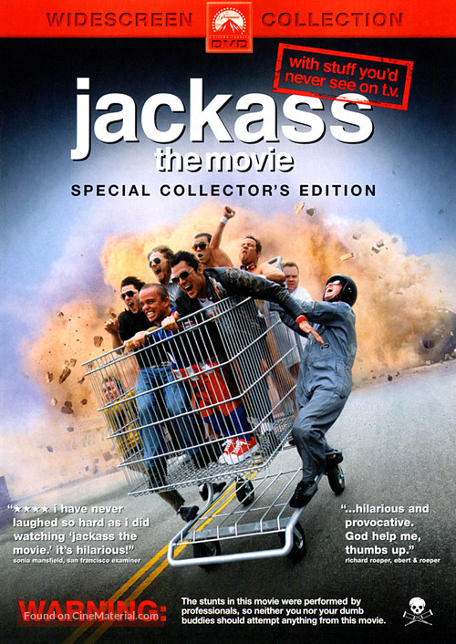 Jackass: The Movie - DVD movie cover