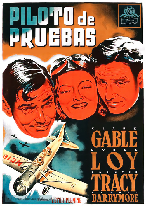 Test Pilot - Spanish Movie Poster