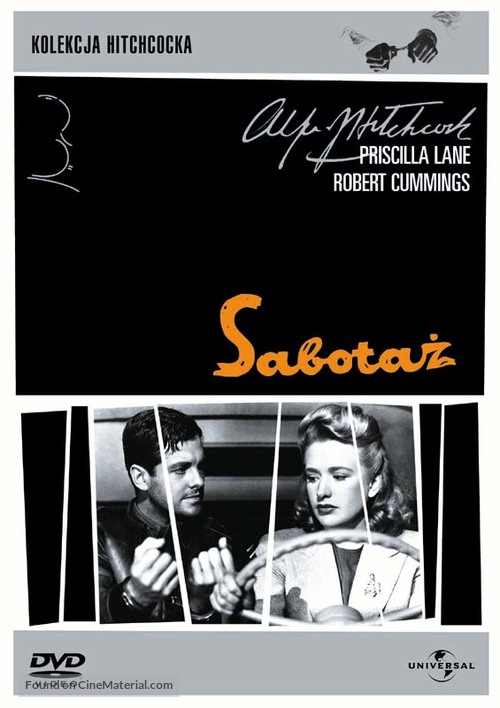 Saboteur - Polish DVD movie cover