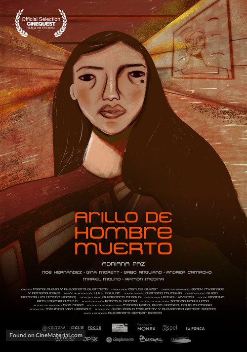 Arillo de hombre muerto - Mexican Movie Poster