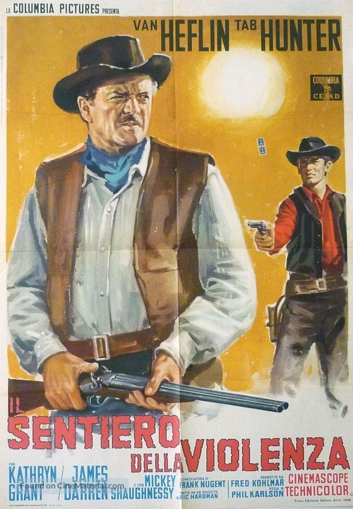 Gunman&#039;s Walk - Italian Movie Poster