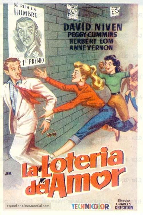 The Love Lottery - Spanish Movie Poster