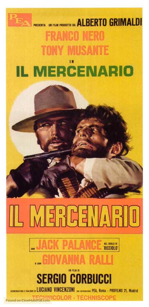 Il mercenario - Italian Movie Poster