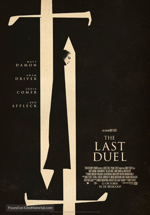 The Last Duel - Belgian Movie Poster