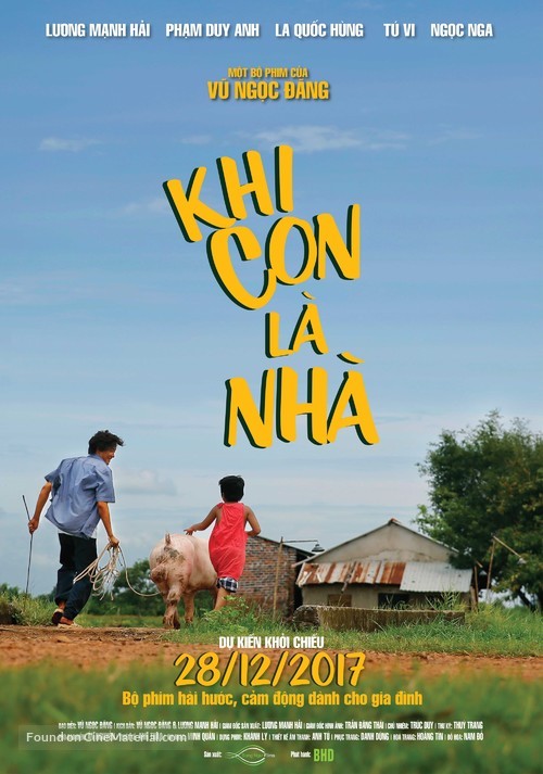 Khi con la nha - Vietnamese Movie Poster