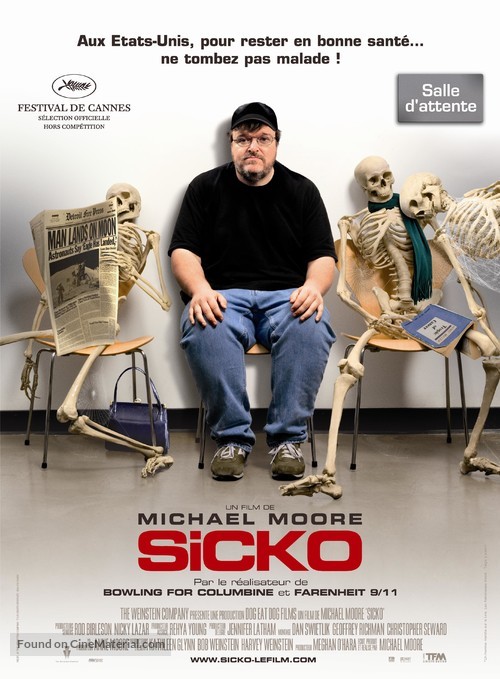 Sicko - French Movie Poster