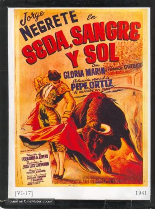 Seda, sangre y sol - Mexican Movie Poster