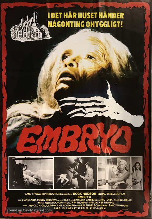 Embryo - Swedish Movie Poster