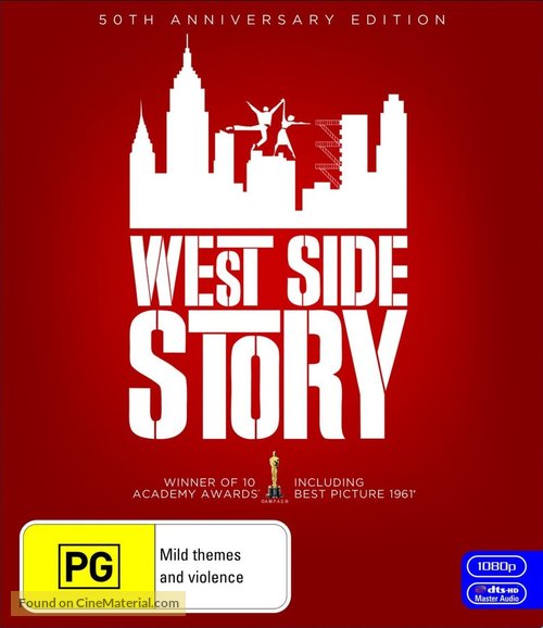 West Side Story - Australian Blu-Ray movie cover
