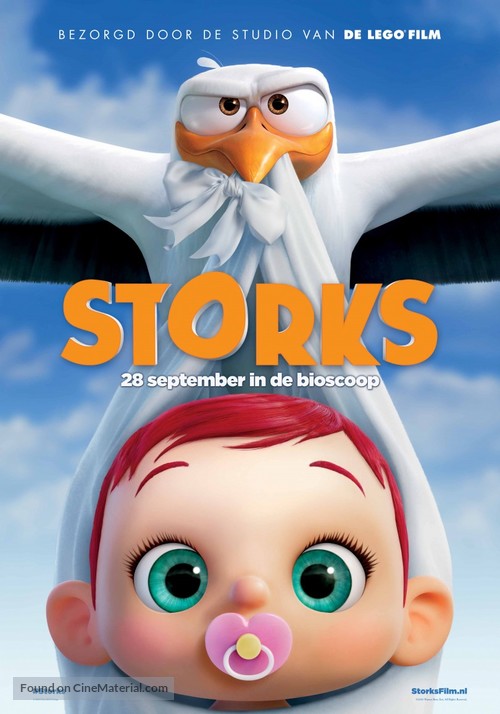 Storks - Dutch Movie Poster