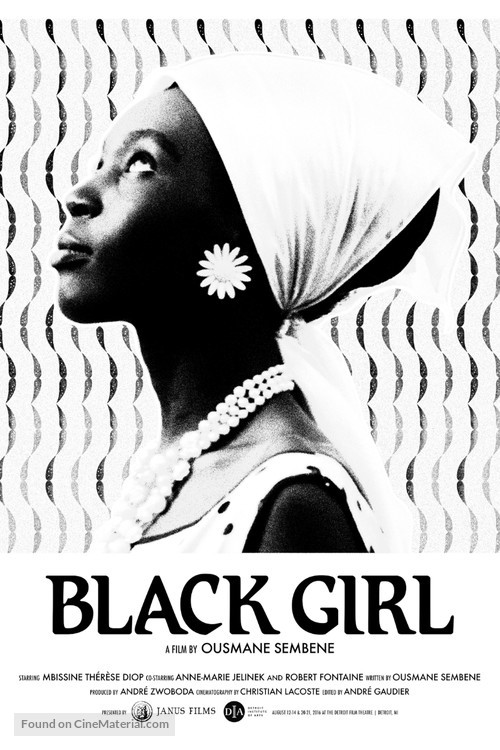 La noire de... - Norwegian Movie Poster