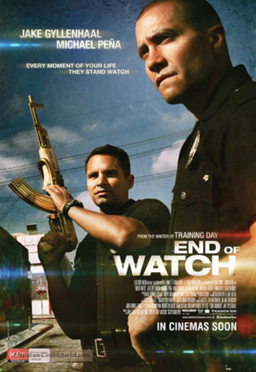 End of Watch - Australian Movie Poster