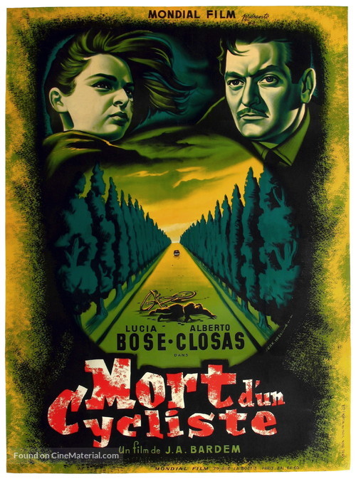 Muerte de un ciclista - French Movie Poster