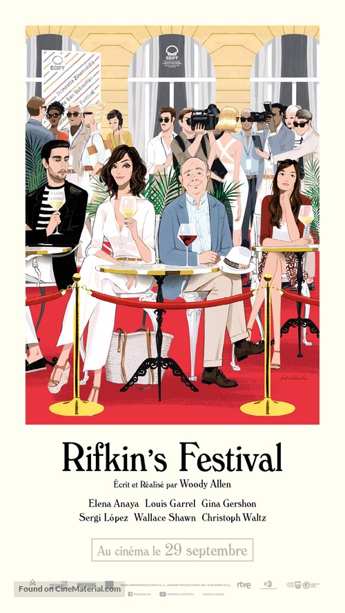 Rifkin&#039;s Festival - French Movie Poster